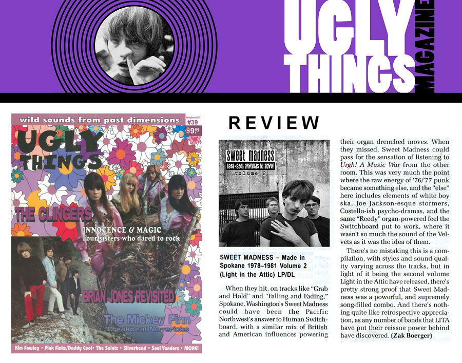 Sweet Madness, Volume 2, Ugly Things Magazine